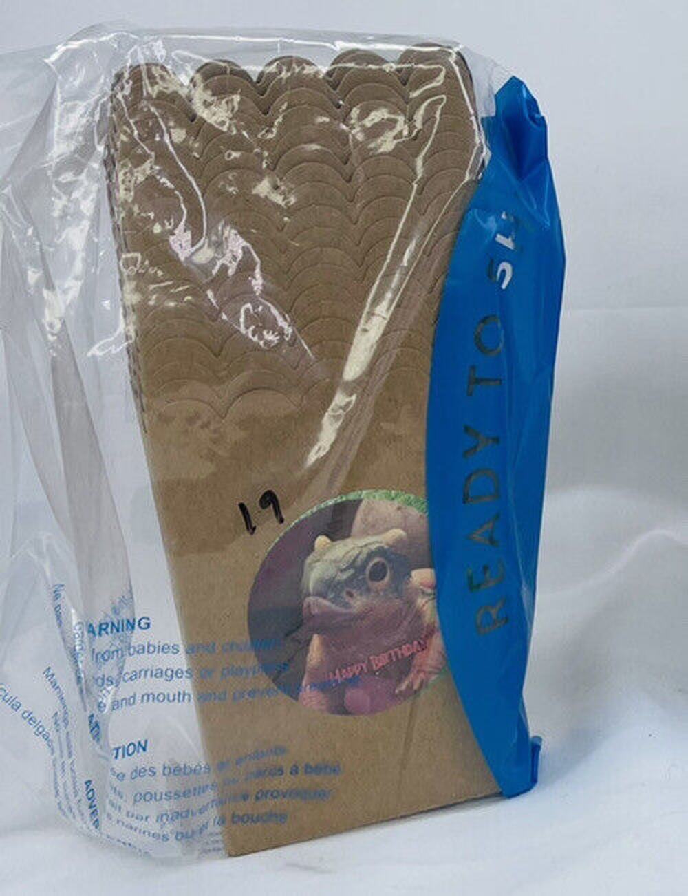 Dino Paper Popcorn Box Popcorn Tube Disposable Food Box Square Packing Box 19pcs